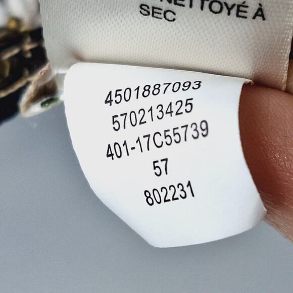 Chico's Diamond Print Poncho Shawl Beaded Sequin Sheer S/M Boho Top Flowy Topper - Picture 8 of 11